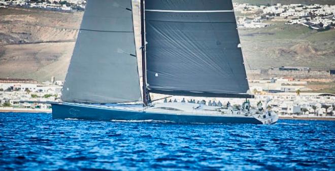 Leopard at the start of the RORC Transatlantic Race from Marina Lanzarote © RORC / James Mitchell